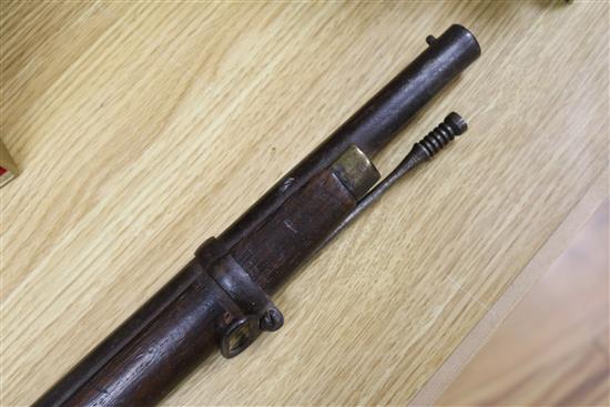 A 19th century Indian copy of an English Rifle